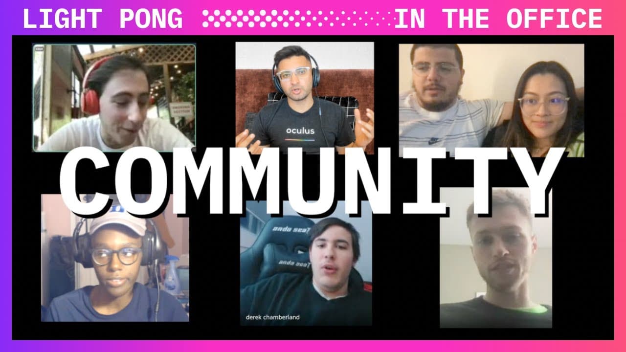 In The Office With Light Pong — Community