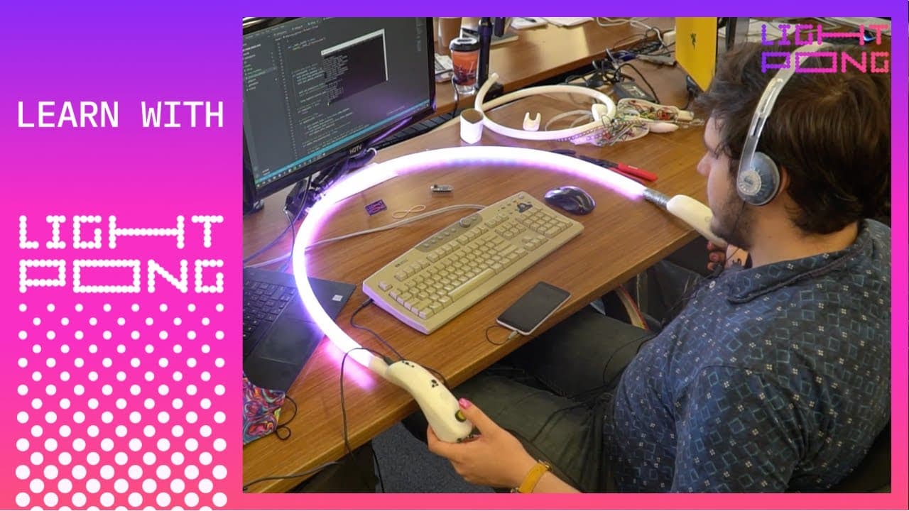 Learn With Light Pong — Live Workflow Demo