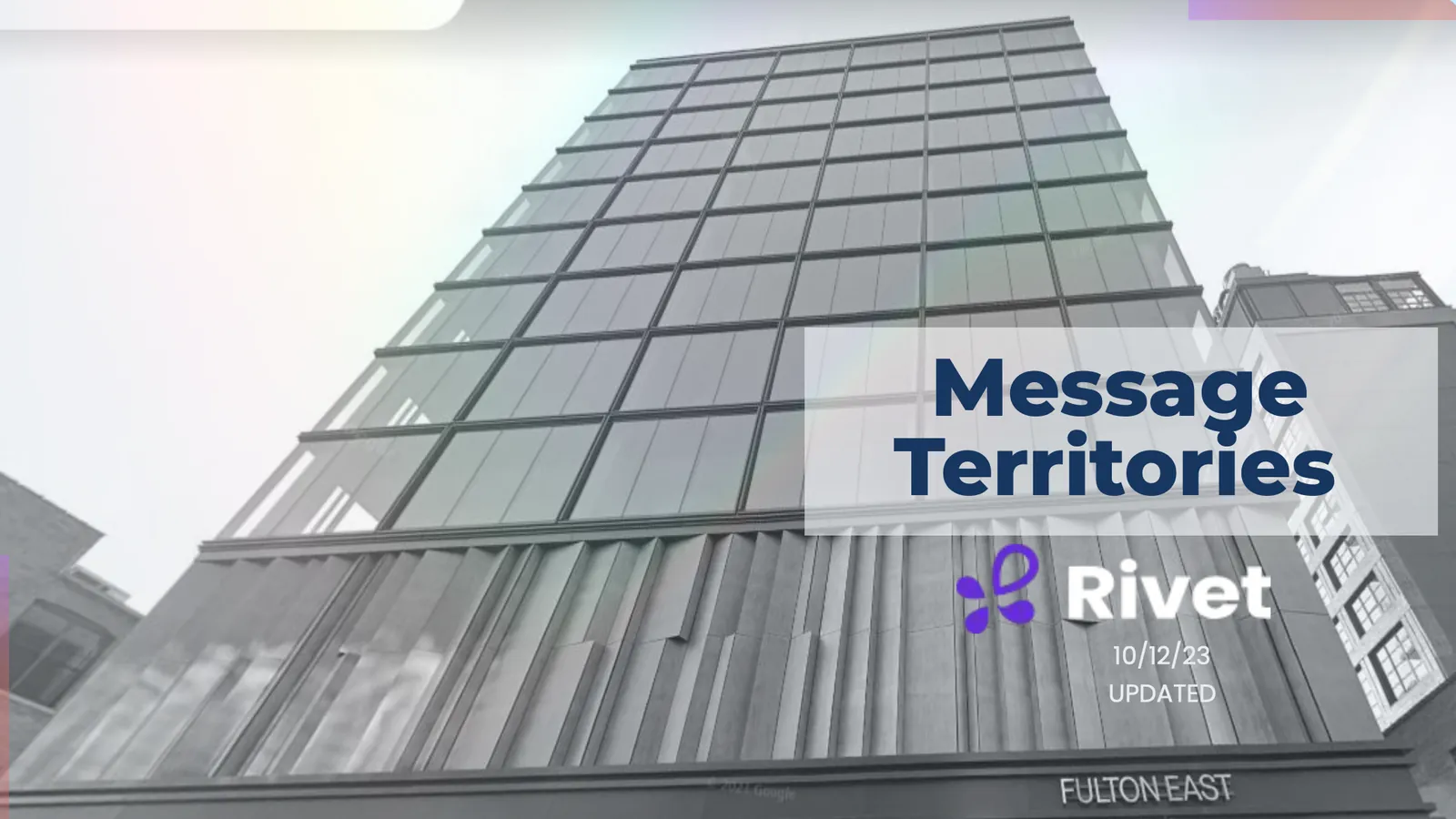 Rivet message territories deck cover