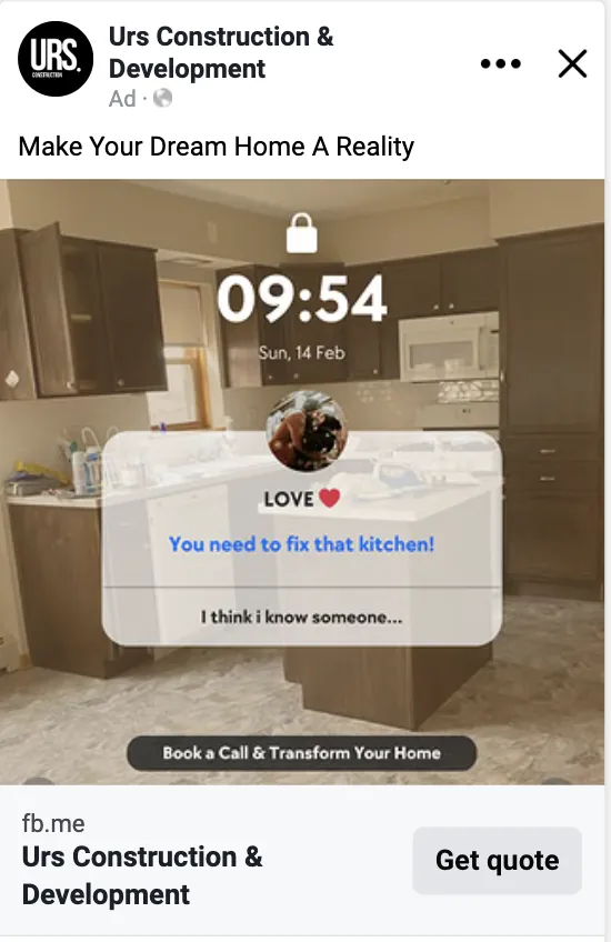Before and after kitchen renovation reel